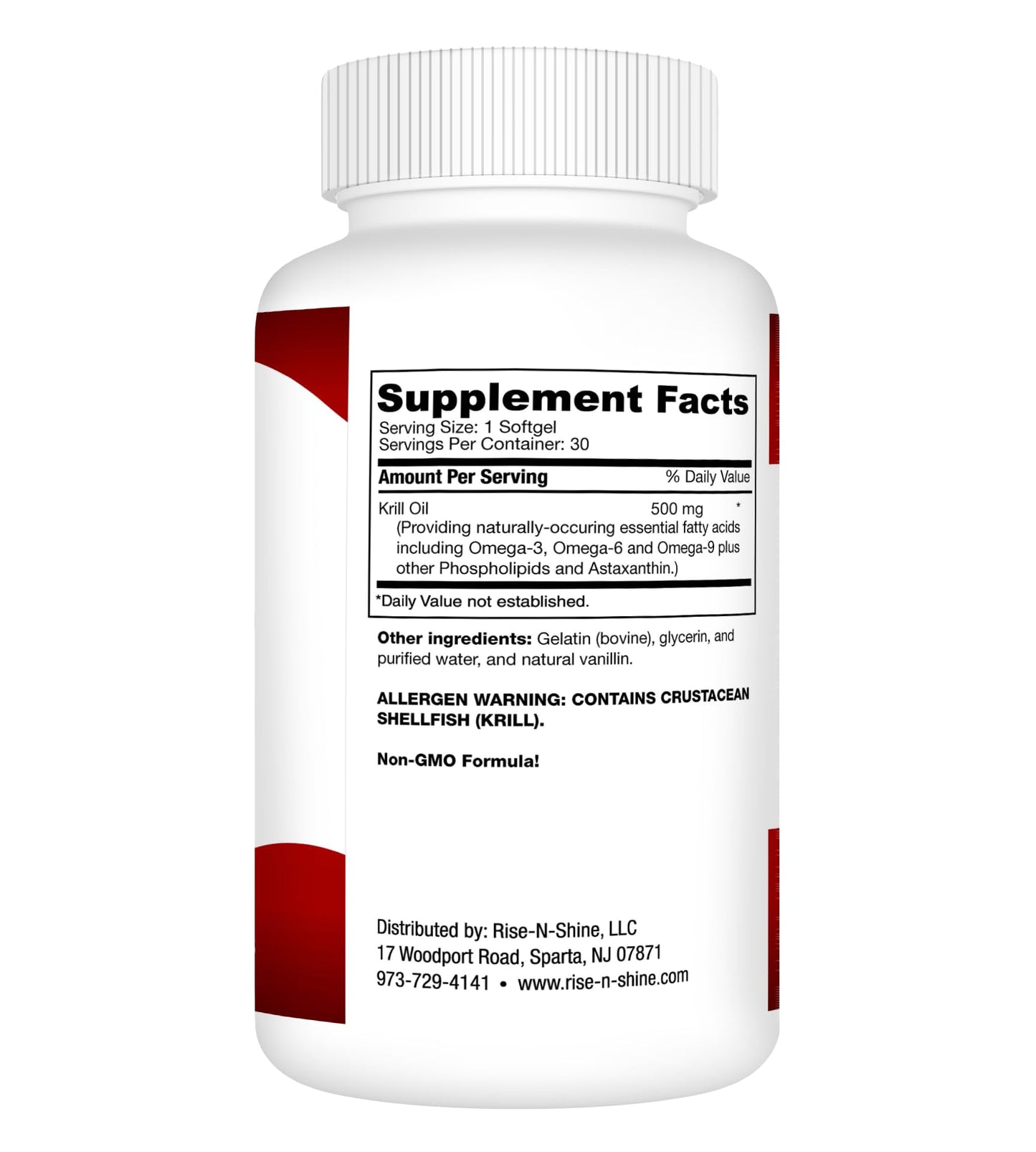 Rise-N-Shine Krill Oil Softgels, 30 Softgels