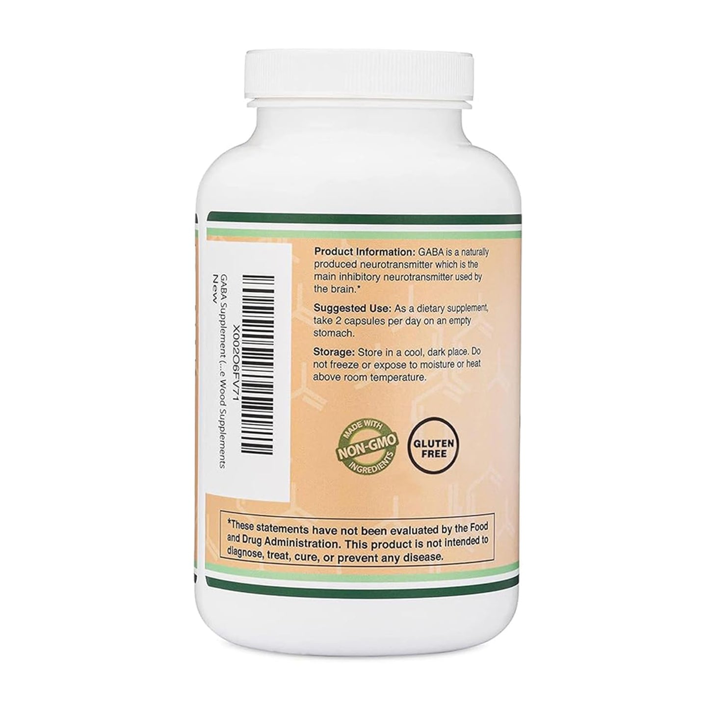 Double Wood Supplements GABA Supplement Capsule 150 Count