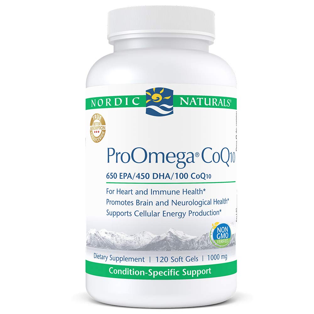 Nordic Naturals ProOmega CoQ10 Softgels 120
