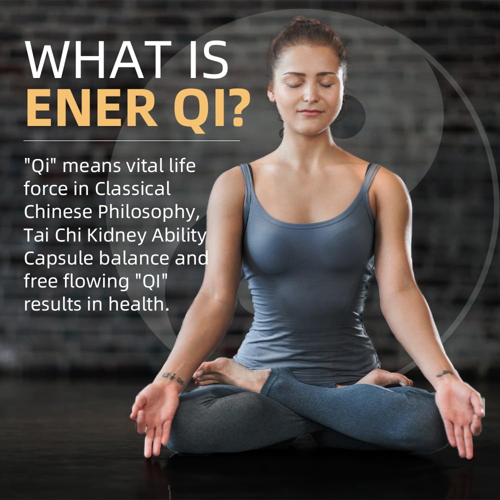 Sino-Sci EnerQi Softgels, Energy Booster & Support Stamina, Kidney Health Supplement, 60 Softgels