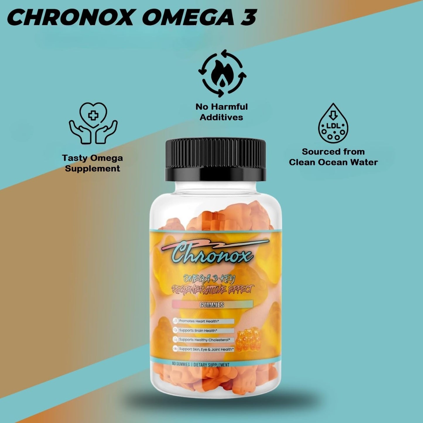Chronox Omega 3 Fish Oil Capsule, 1 Count