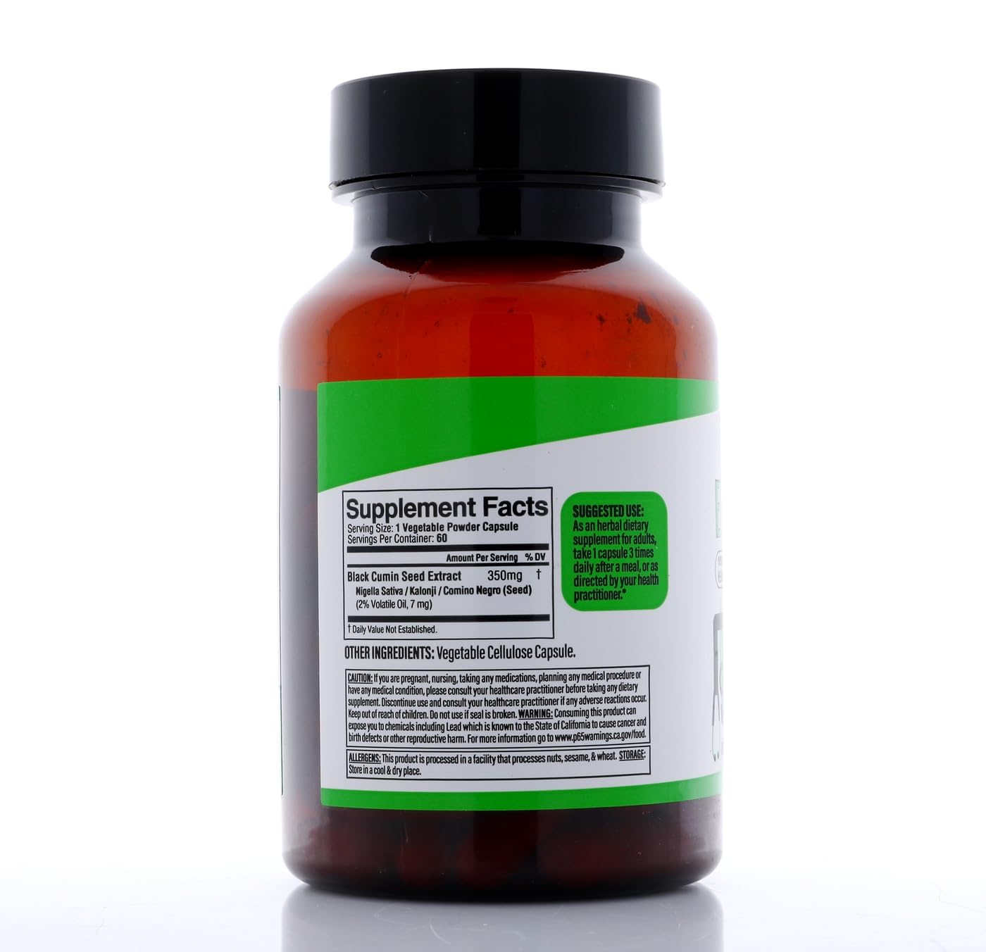 Dr. HERBALIST Black Seed Extract 350mg Softgels, 60 Count