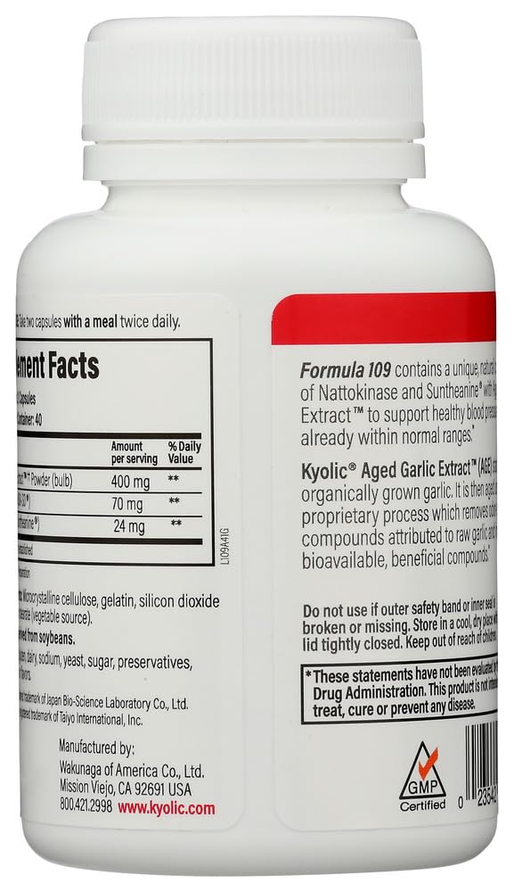Kyolic Formula 109 Capsule, 1 Count