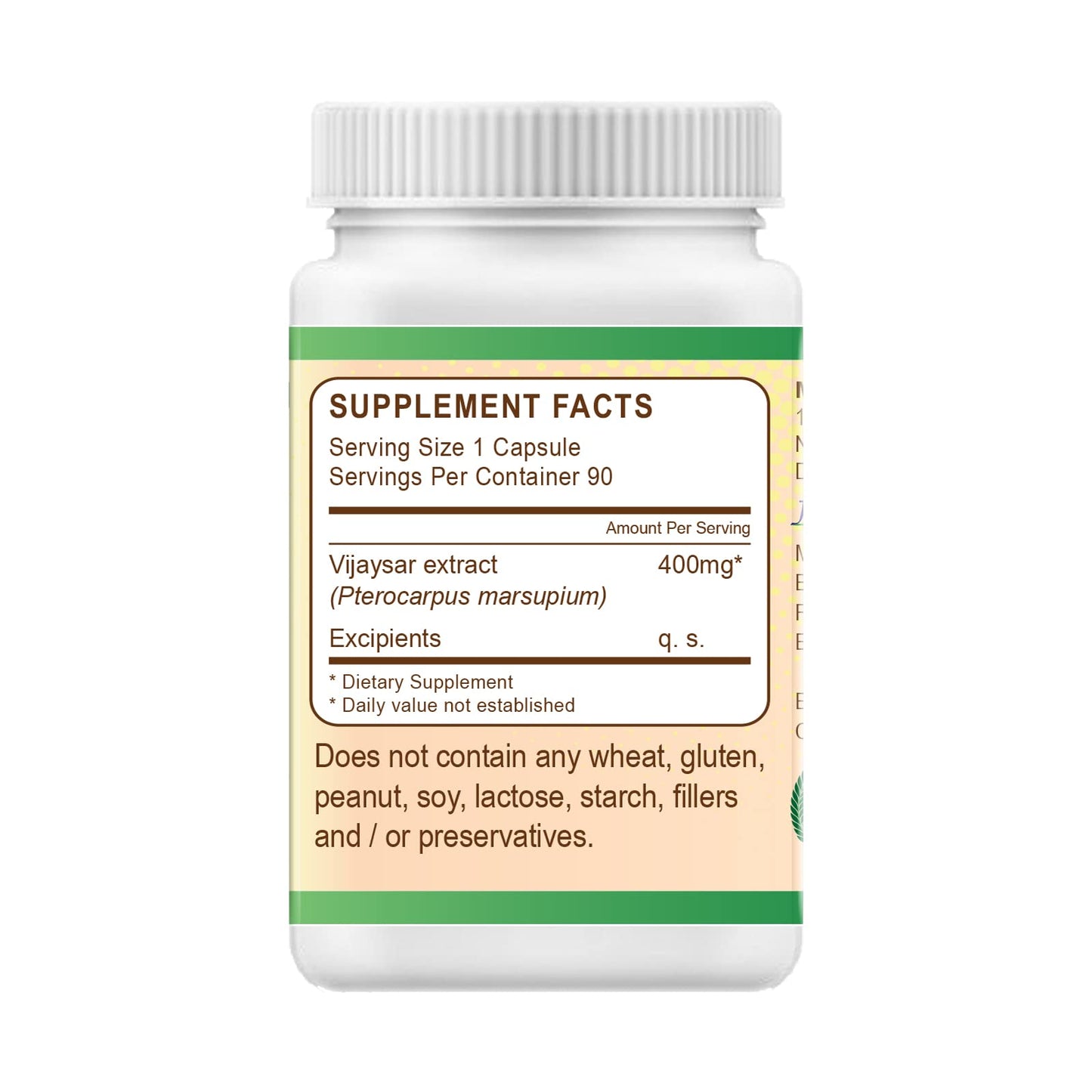 Panacea Herbals Panchaveda Pterocarpus Marsupium Capsule 1 Count