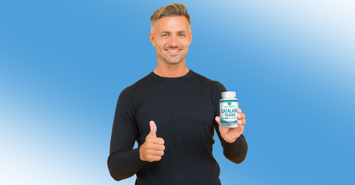 Best Earth Naturals Catalase Supplement 15,000 60 Capsules