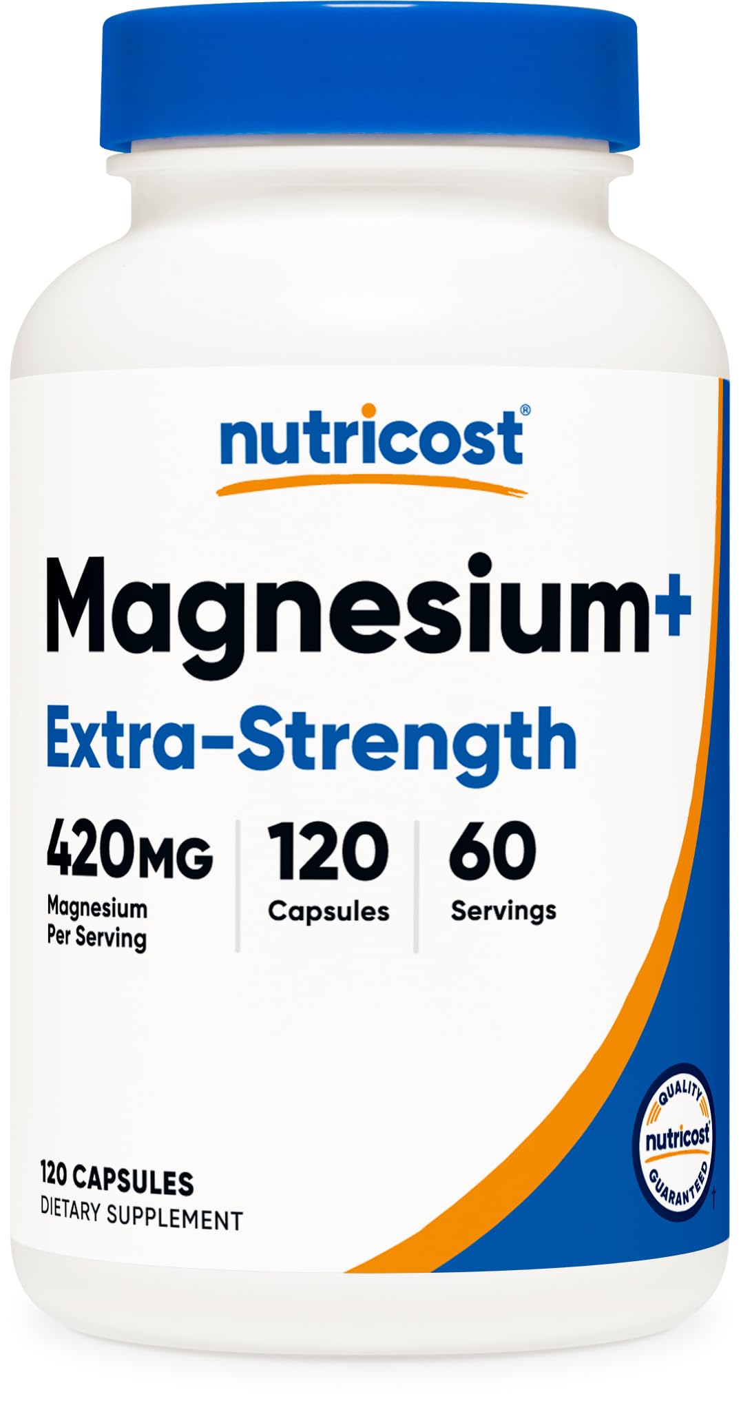 Nutricost Magnesium+ Extra Strength 420mg Capsules, 120 Capsules