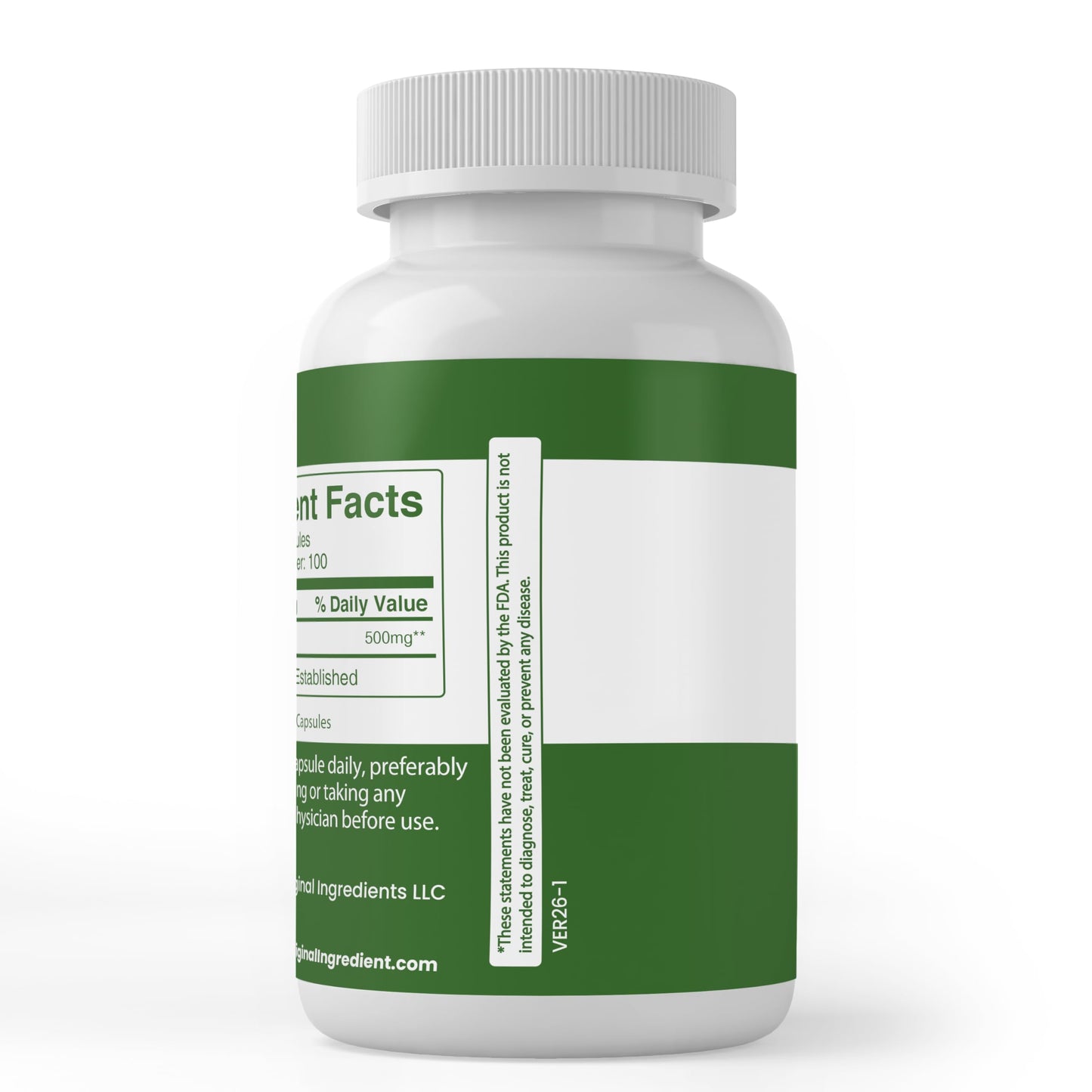 PURE ORIGINAL INGREDIENTS Milk Thistle Capsules 100