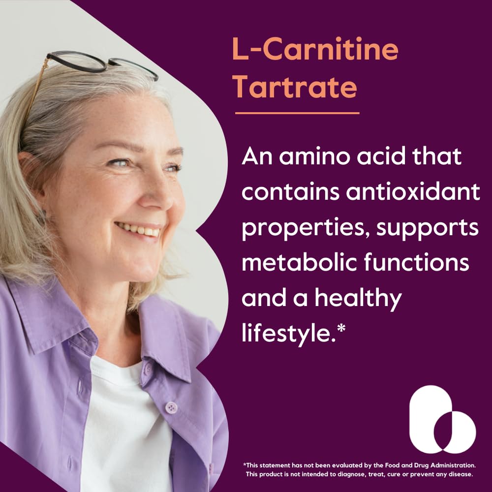 BESTVITE L-Carnitine Tartrate 500mg Capsule, 240 Capsules