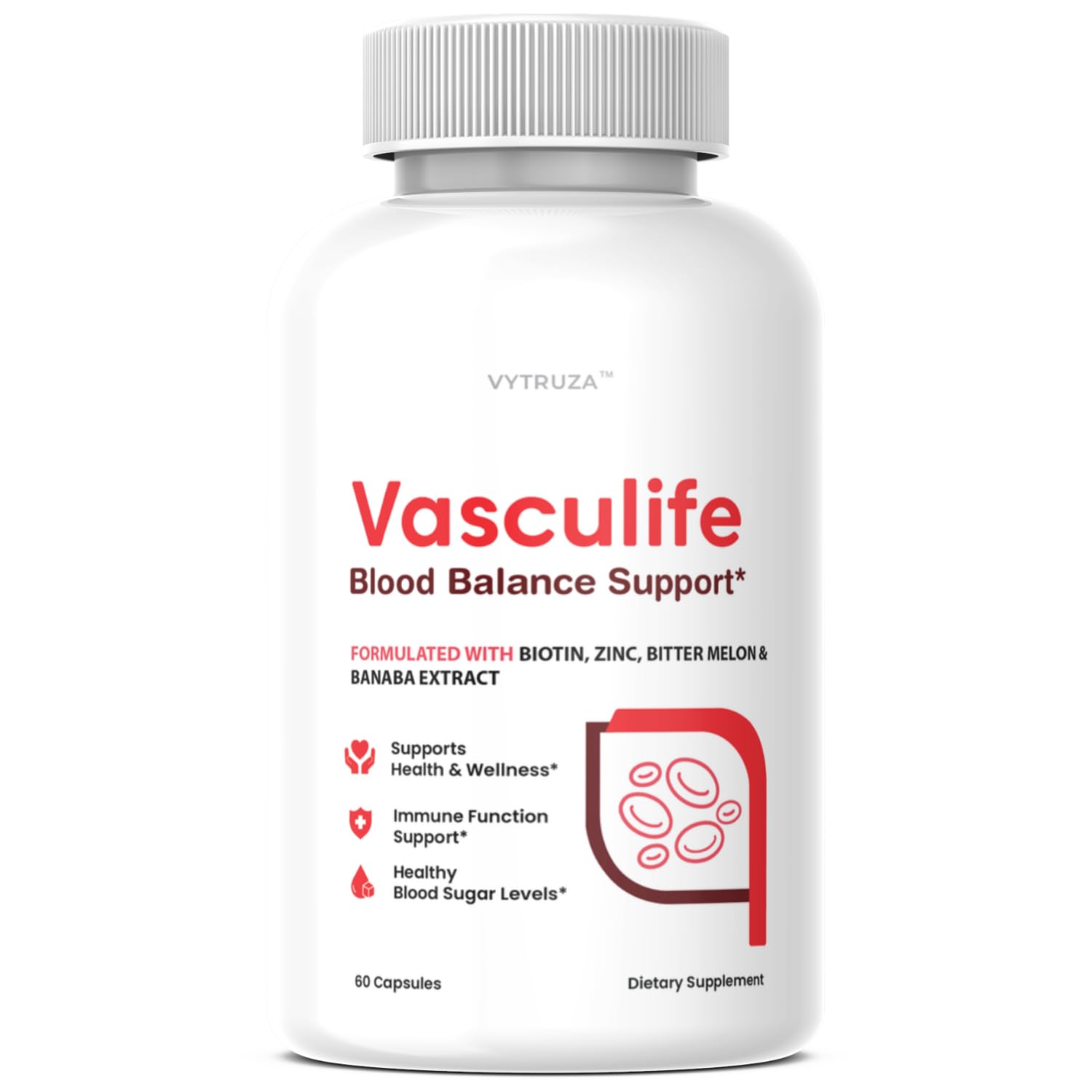 VYTRUZA Vasculife Blood Balance Support Capsules 60 Count
