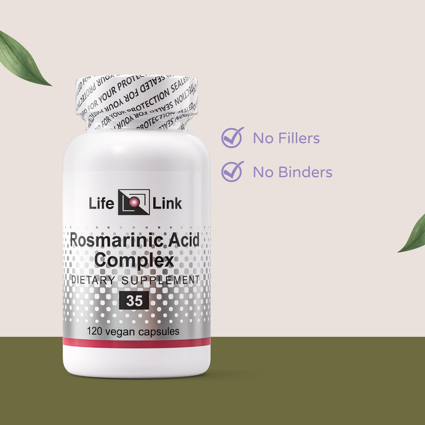 LifeLink Rosmarinic Acid Complex Capsules, 120 Count