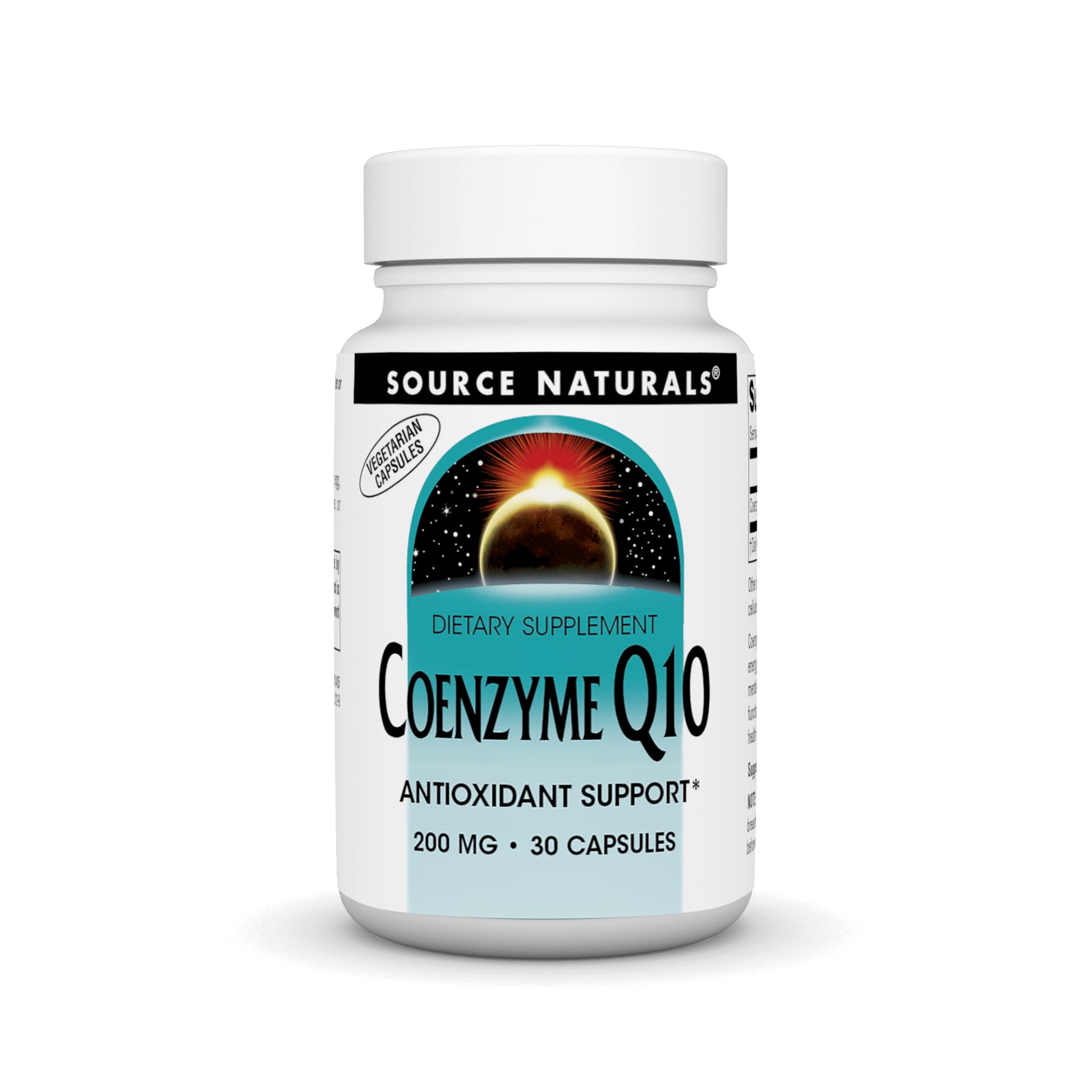 Source Naturals Coenzyme Q10 200 mg Capsule, 30 Count