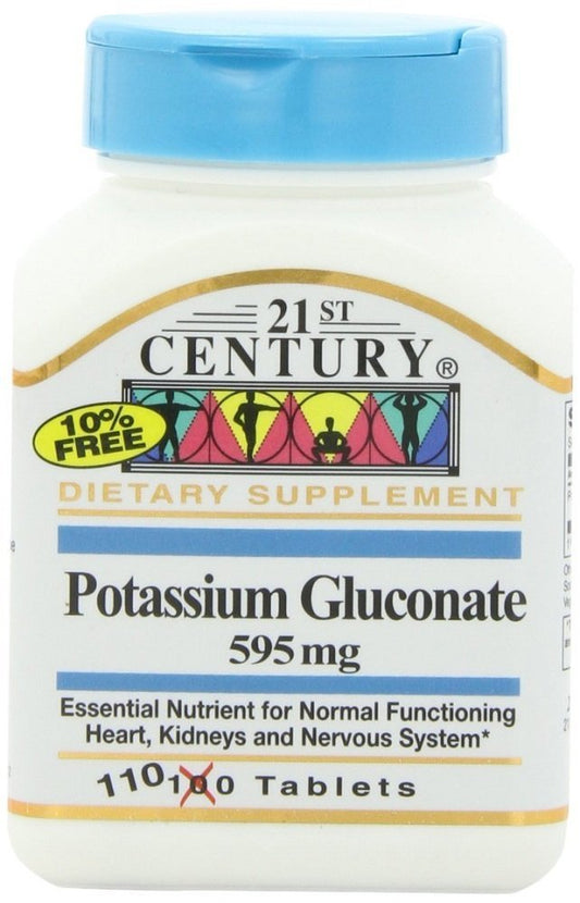 21st Century Potassium 99Mg Tablets, 550 Tablets
