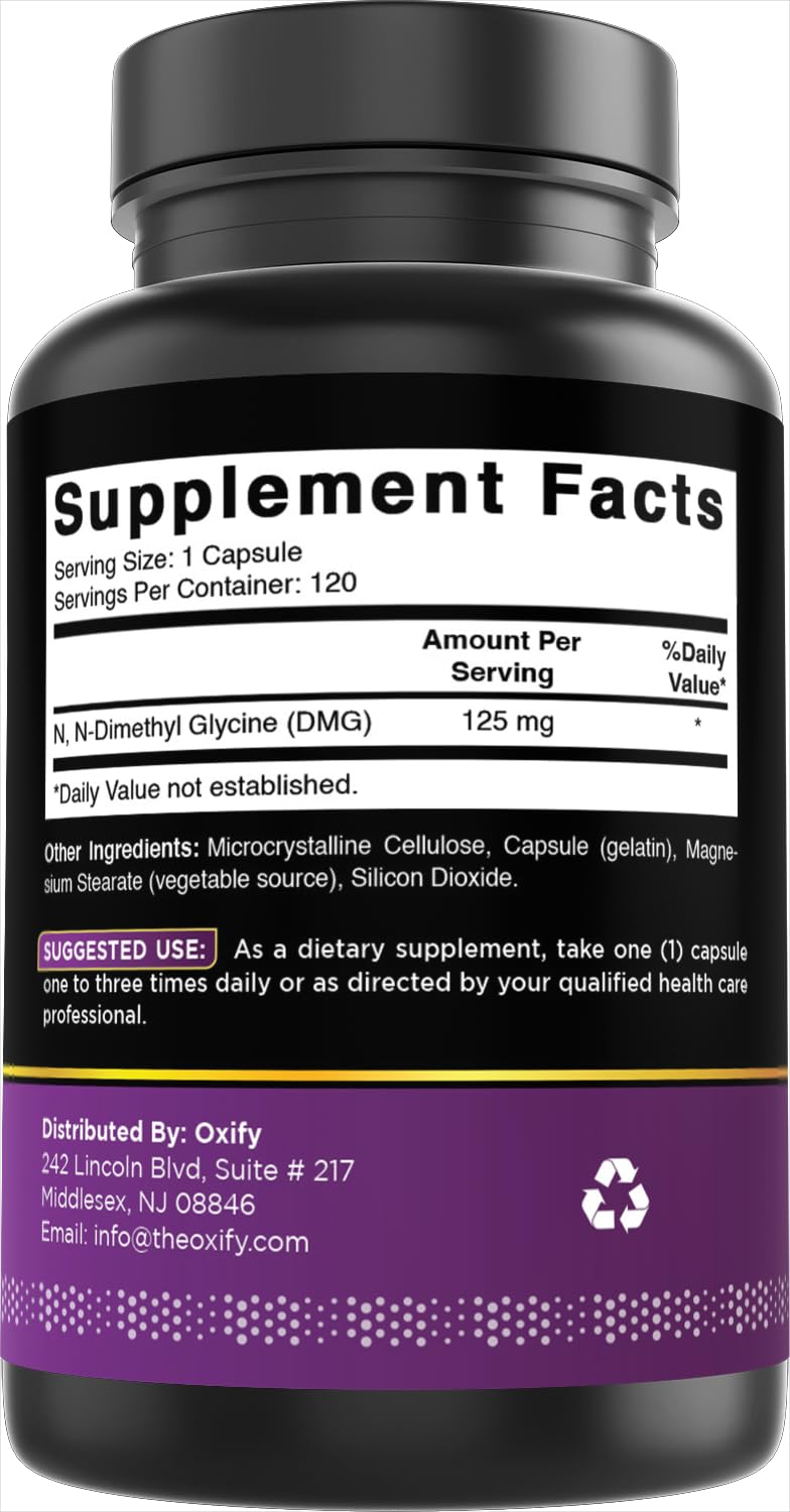 Oxify DMG 125 mg Capsules 120