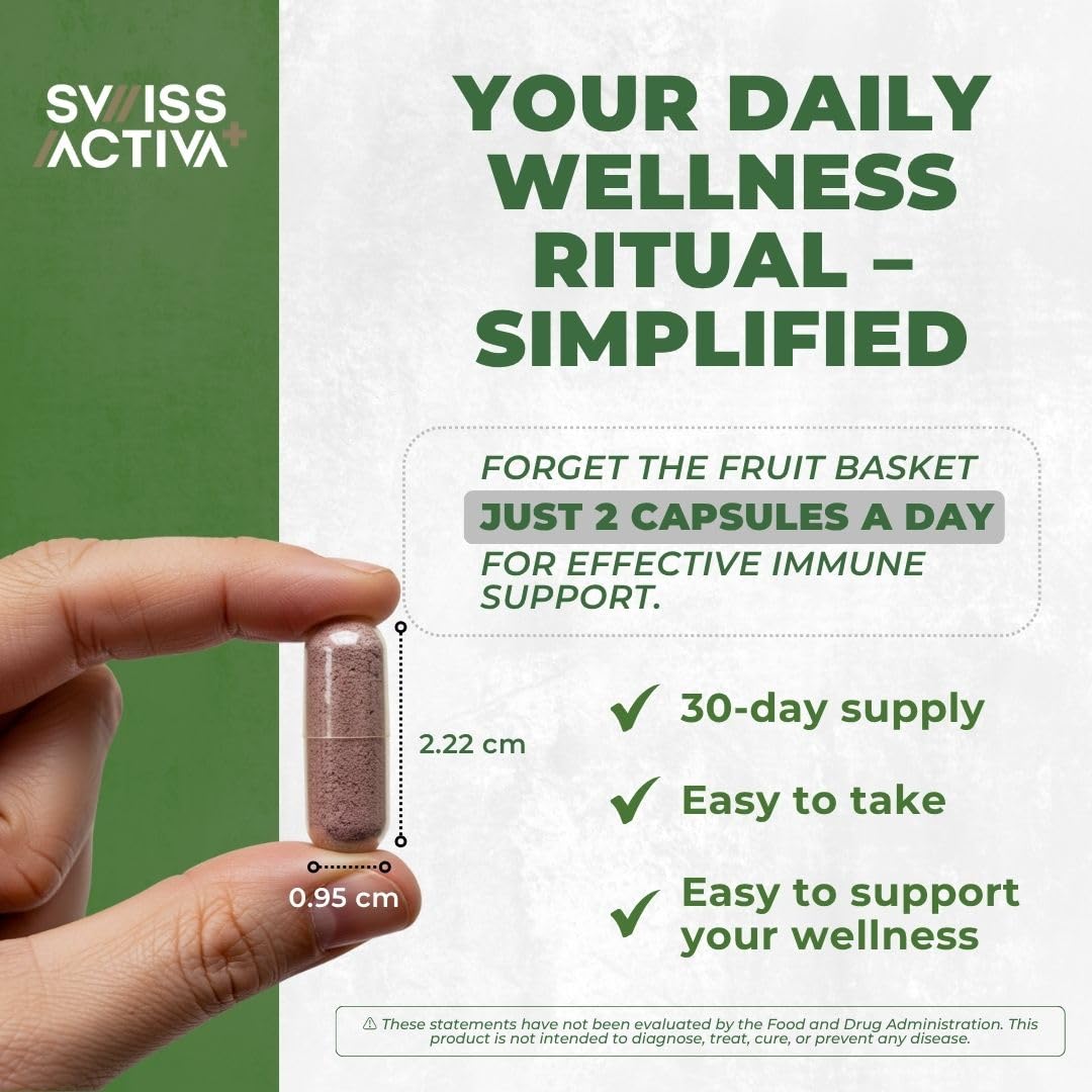 Swiss Activa+ Labs Immunity Booster Capsule 60 Count
