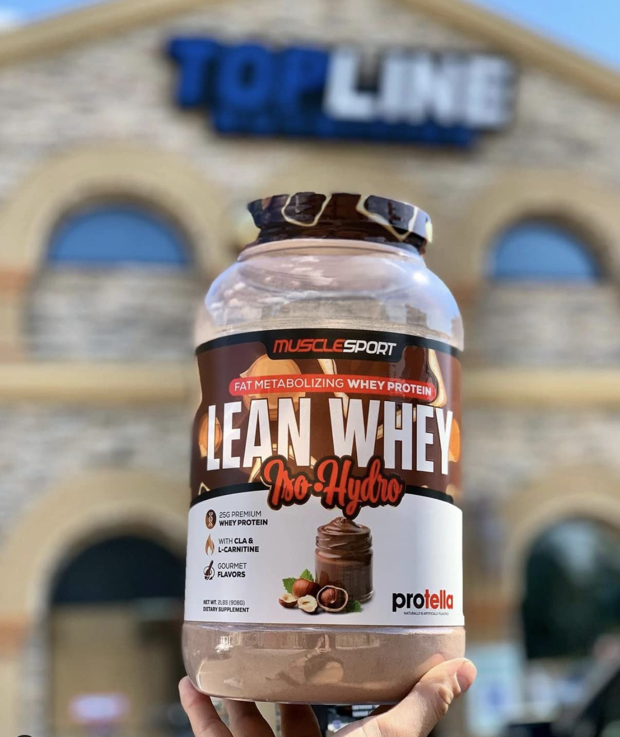 Musclesport Lean Whey Revolution Protein Powder - Whey Protein Isolate, Protella, 32 Servings