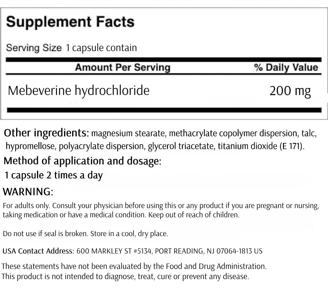 Generic Duspatalin 200 mg Capsule, 1 Count