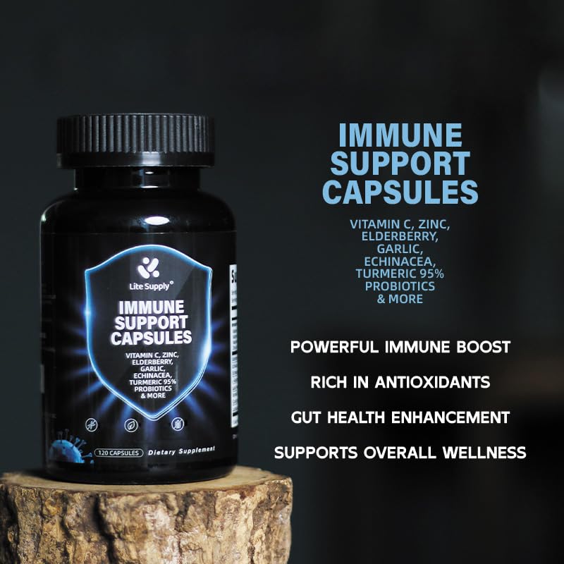 Lite Supply Immune Support Capsules, 120 Count