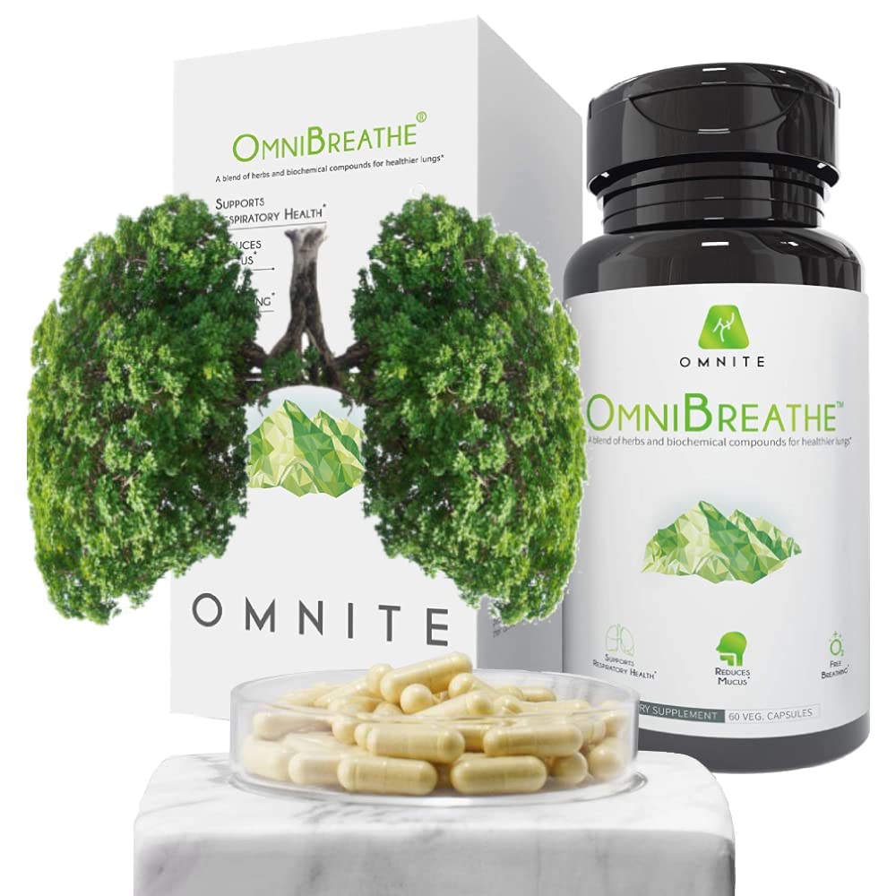 Omnite Omnibreathe NAC 600mg Capsule, 60 Count
