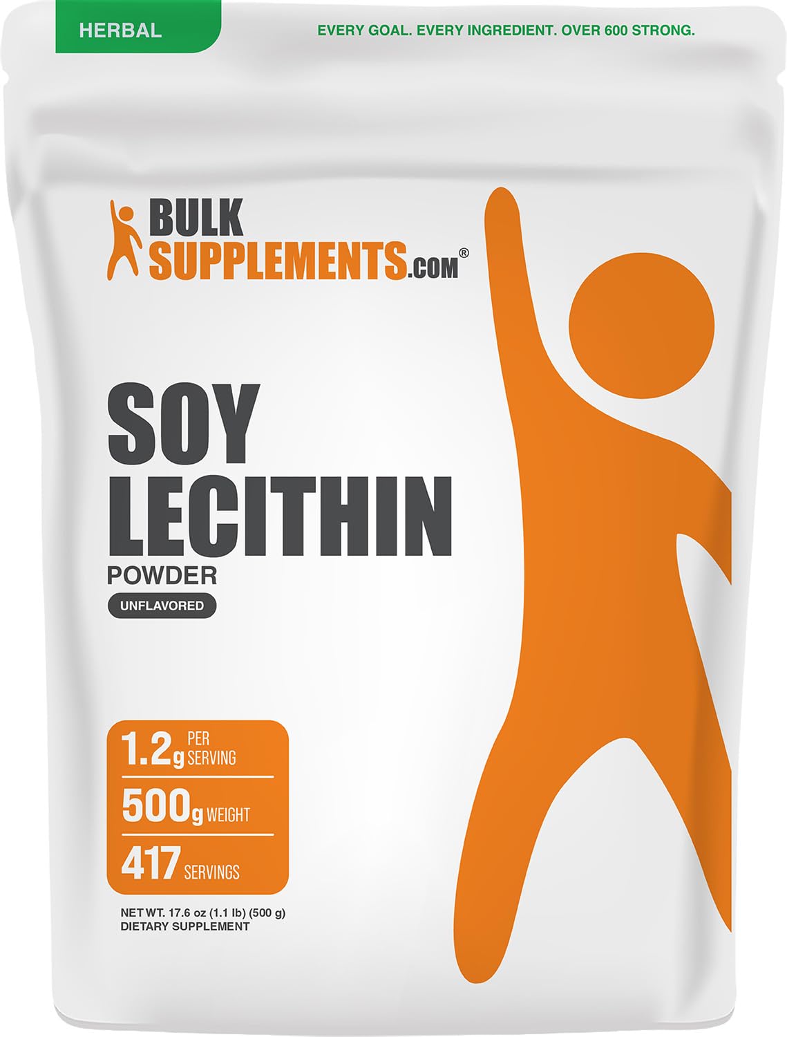 BulkSupplements Soy Lecithin Powder 1.1 lb