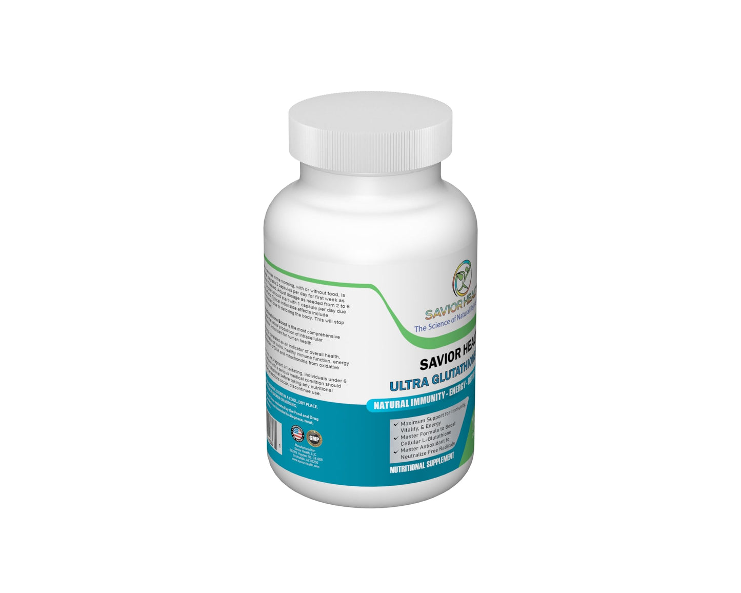 Savior Health Ultra Glutathione Boost Capsule 120 Veggie Capsules