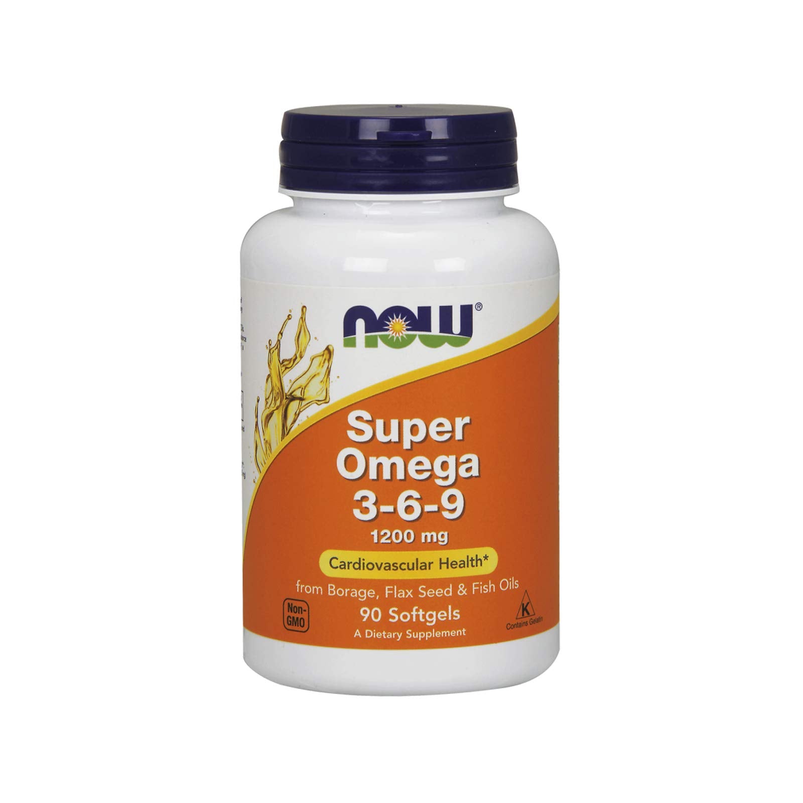 NOW Foods Super Omega 3-6-9 1200 mg Softgels, 1 Count