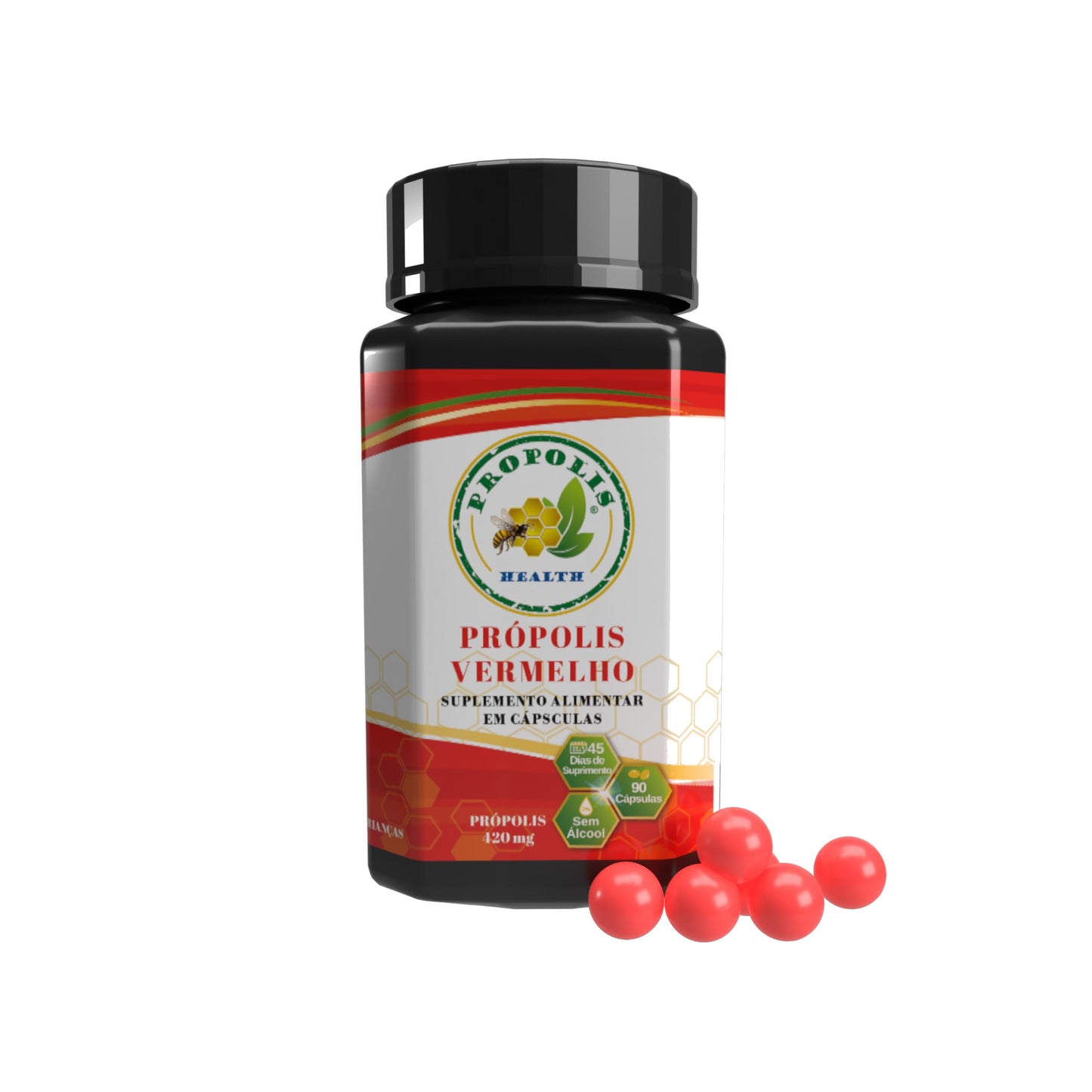 Propolis Health Red Propolis Softgels, 90 Count