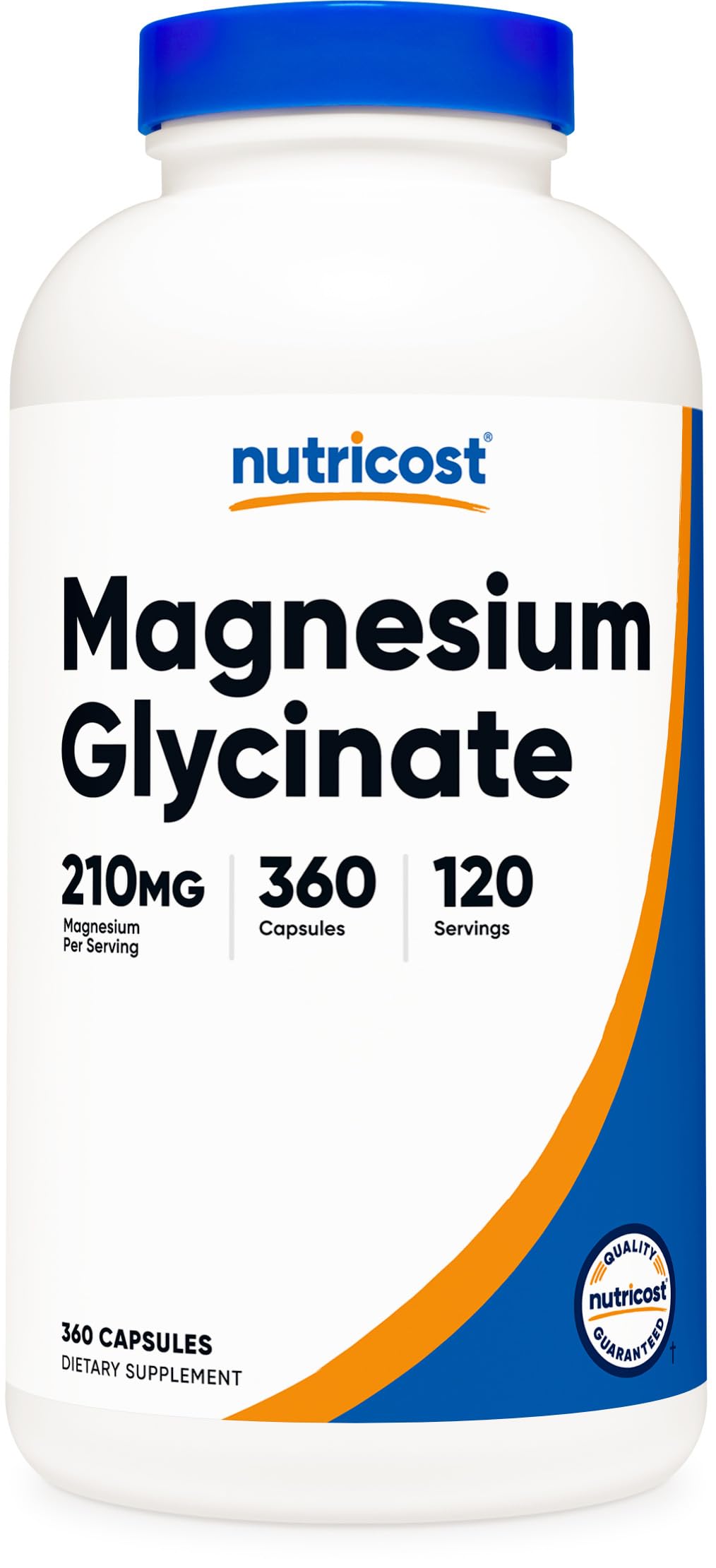 Nutricost Magnesium Glycinate Capsules 360 Count