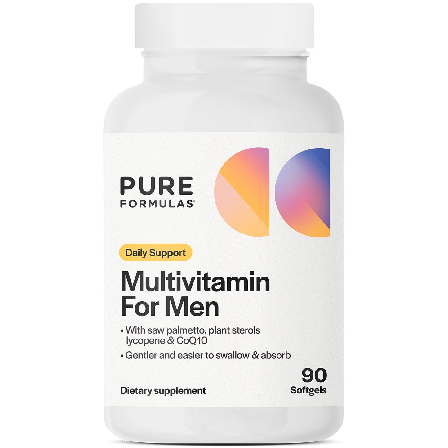 PureFormulas Multivitamin for Men 90 Softgels