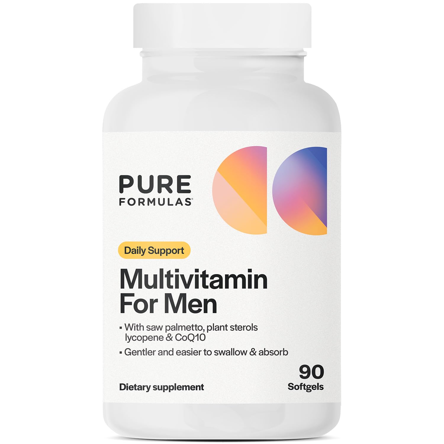 PureFormulas Multivitamin for Men 90 Softgels