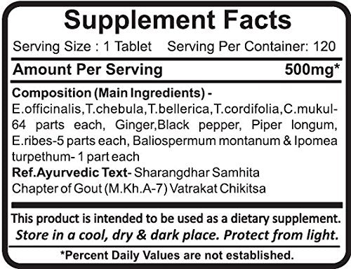 Planet Ayurveda Kaishore Guggul Tablets, 2 Bottles (120 Tablets Each)
