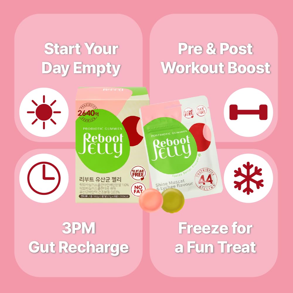 RebootJelly Probiotic Jelly Gummy 11.43 oz