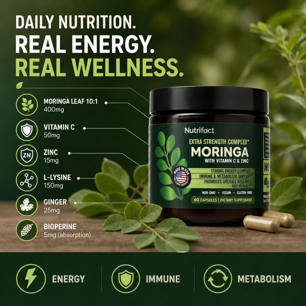 NutriFact Moringa Capsules 60 Capsules