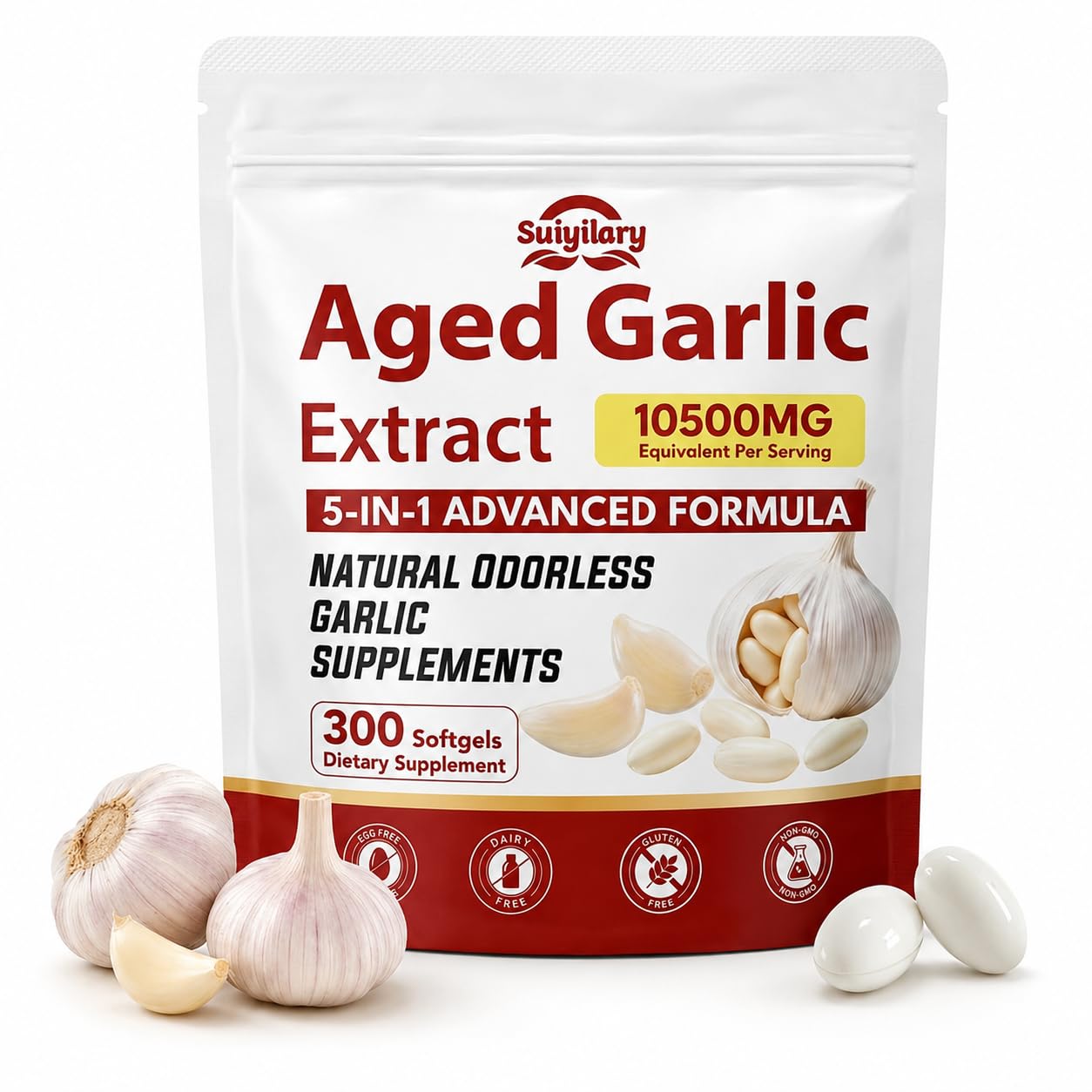 Suiyilary Aged Garlic Extract Powder 4.8 Ounce (Pack of 1)