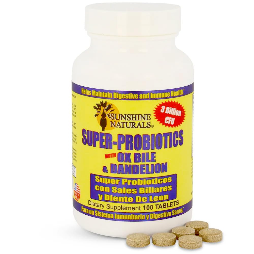 Sunshine Naturals Super Probiotics Capsules 100 Count