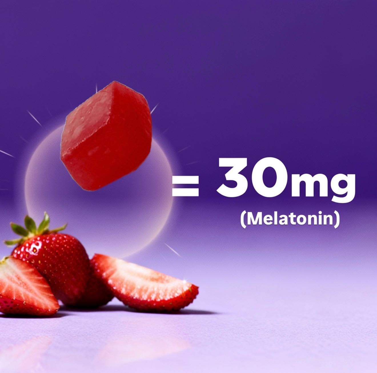 Vitamatic Sugar Free Melatonin 30mg per Gummy 60 Count