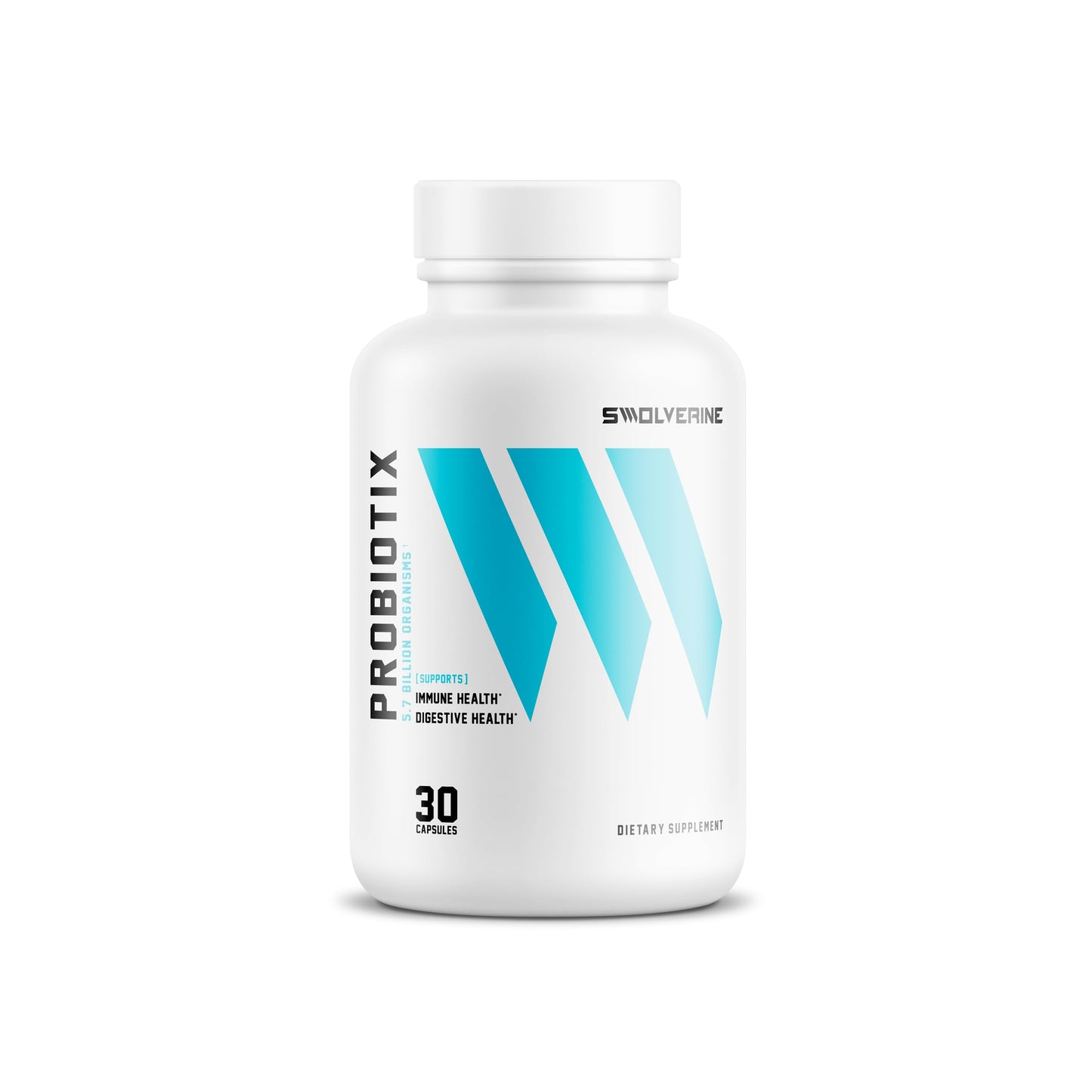 Swolverine Probiotix Advanced Probiotic Supplement DE111 Bacillus Subtilis Capsules, 30 Count