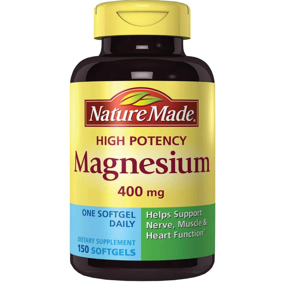 Nature Made Extra Strength Magnesium 400 mg Softgels, 150 Count