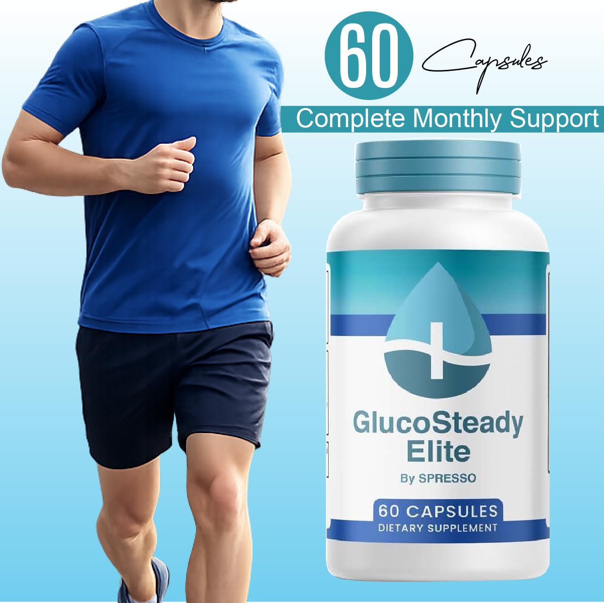 SPRESSO Gluco Steady Capsules 120 Capsules