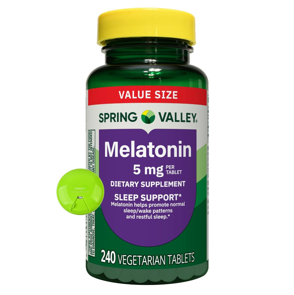 SUREFECT Melatonin Sleep Support Dietary Supplement Tablets 5 mg, 240 Tablets