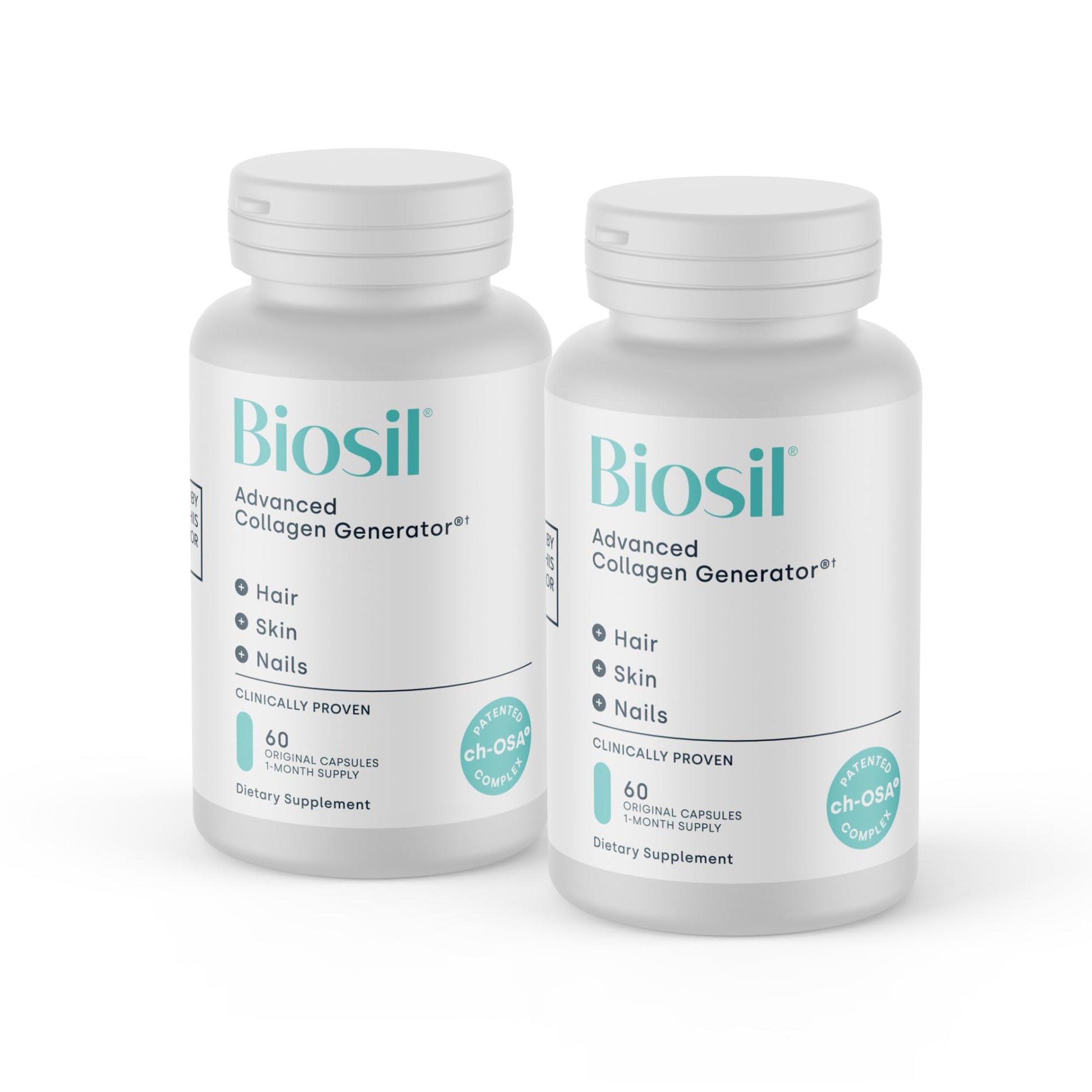 Biosil Collagen Booster Supplement Capsules 120 Count