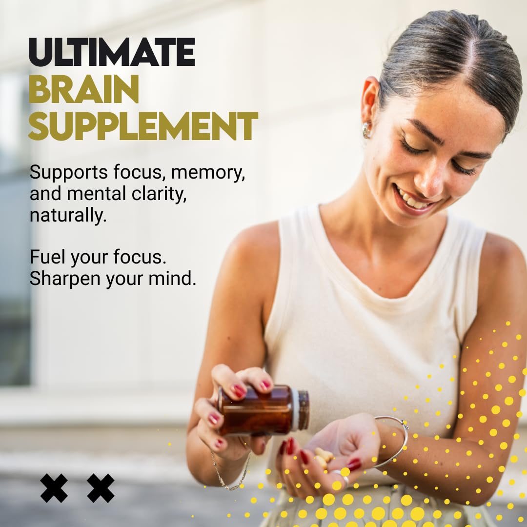 UTOYA Nootropics Brain Support Supplement Capsules, 90 Count