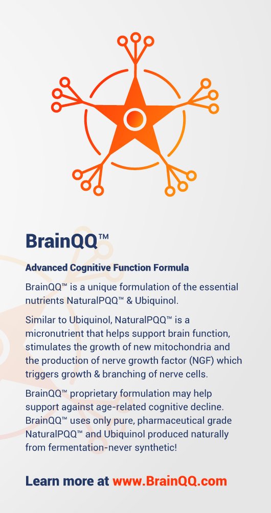 Extreme V, Inc. BrainQQ Get Smart! Enhanced High Absorption Nootropic Brain Formula with Ubiquinol (QH) 100mg + Natural PQQ 20mg 1 Softgel