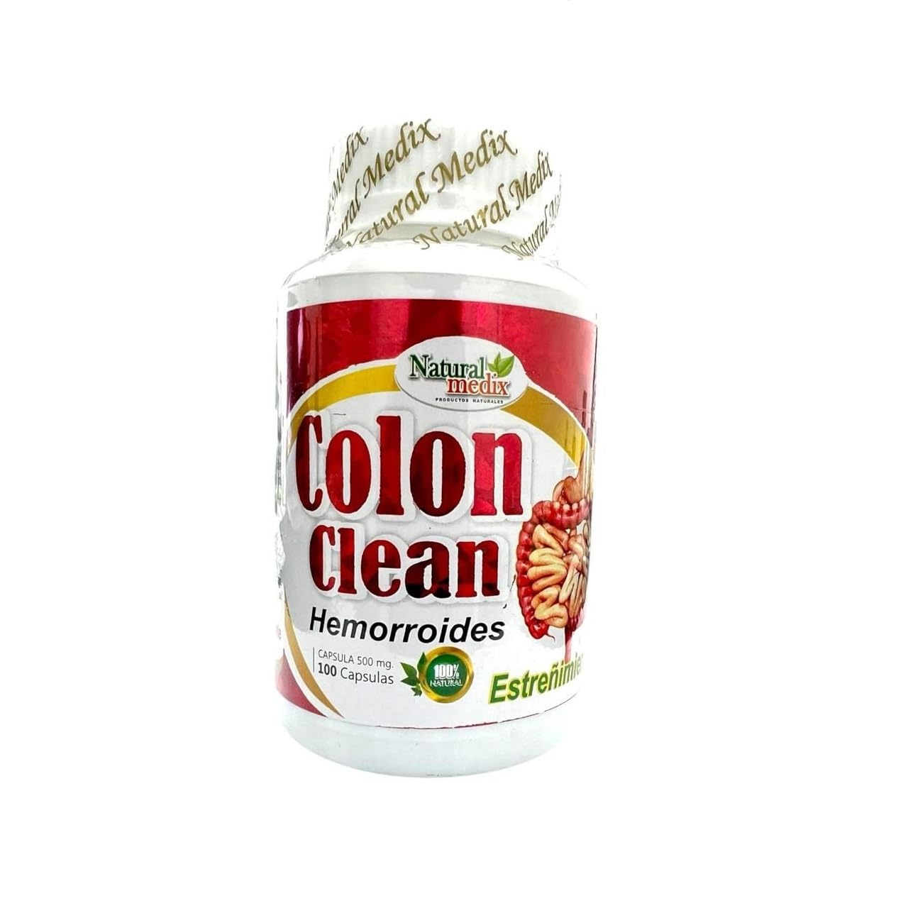 Natural medix Colon Cleanse Detox Premium Digestive Support, Bloating Relief & Natural Weight Balance Capsule 1 Count