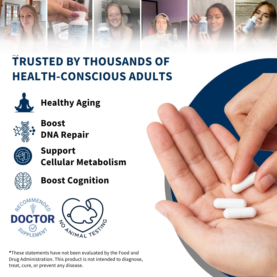 CellStart NAD+ Resveratrol Supplement Capsule, 60 Count