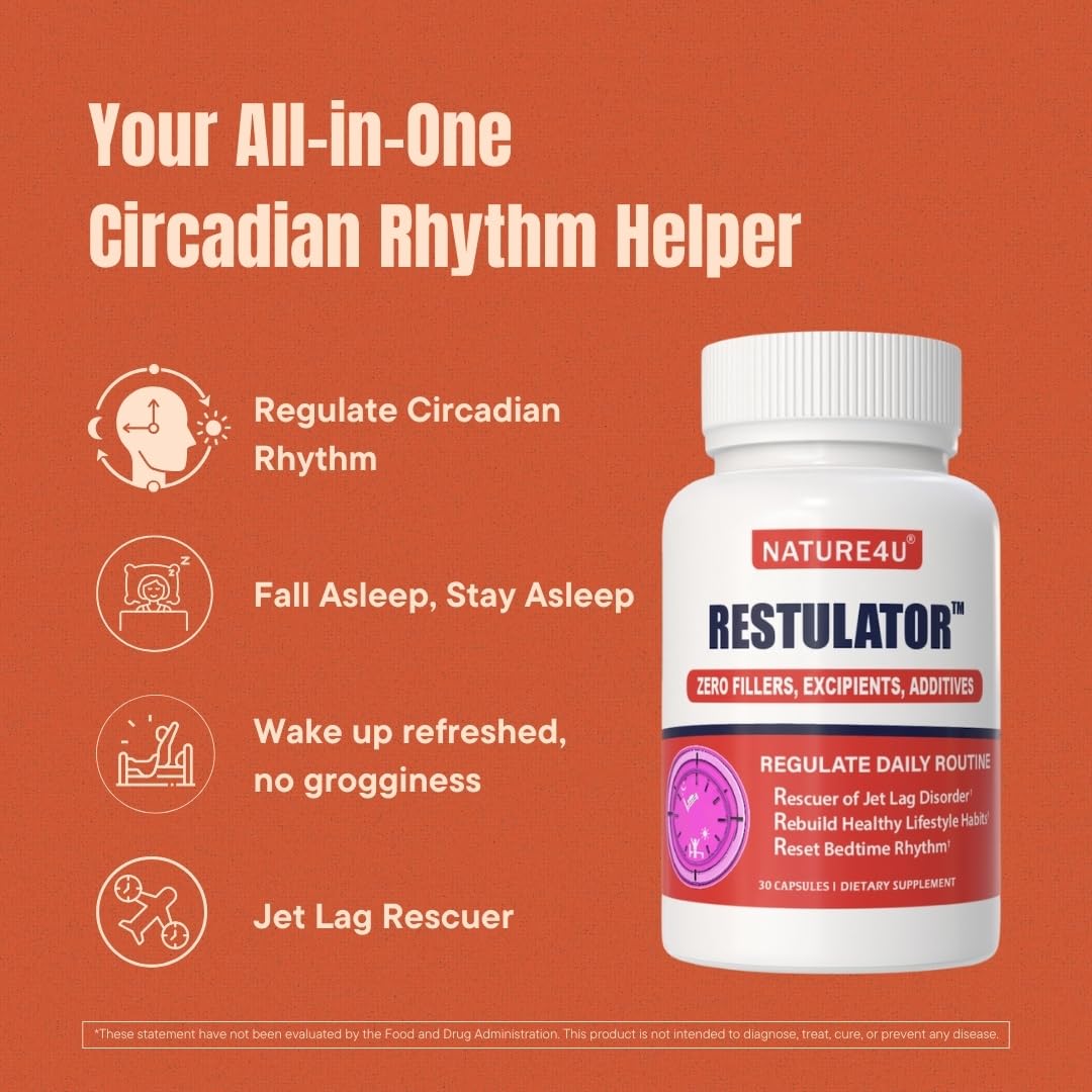 Nature4U Restulator Sleep Aid Capsule, 1 Count