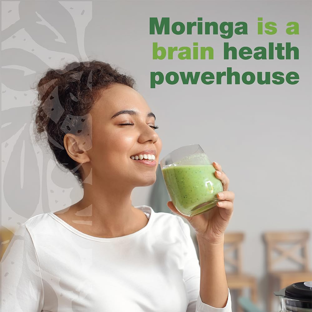 JD Botanics 100% Pure Moringa Capsules 120 Count