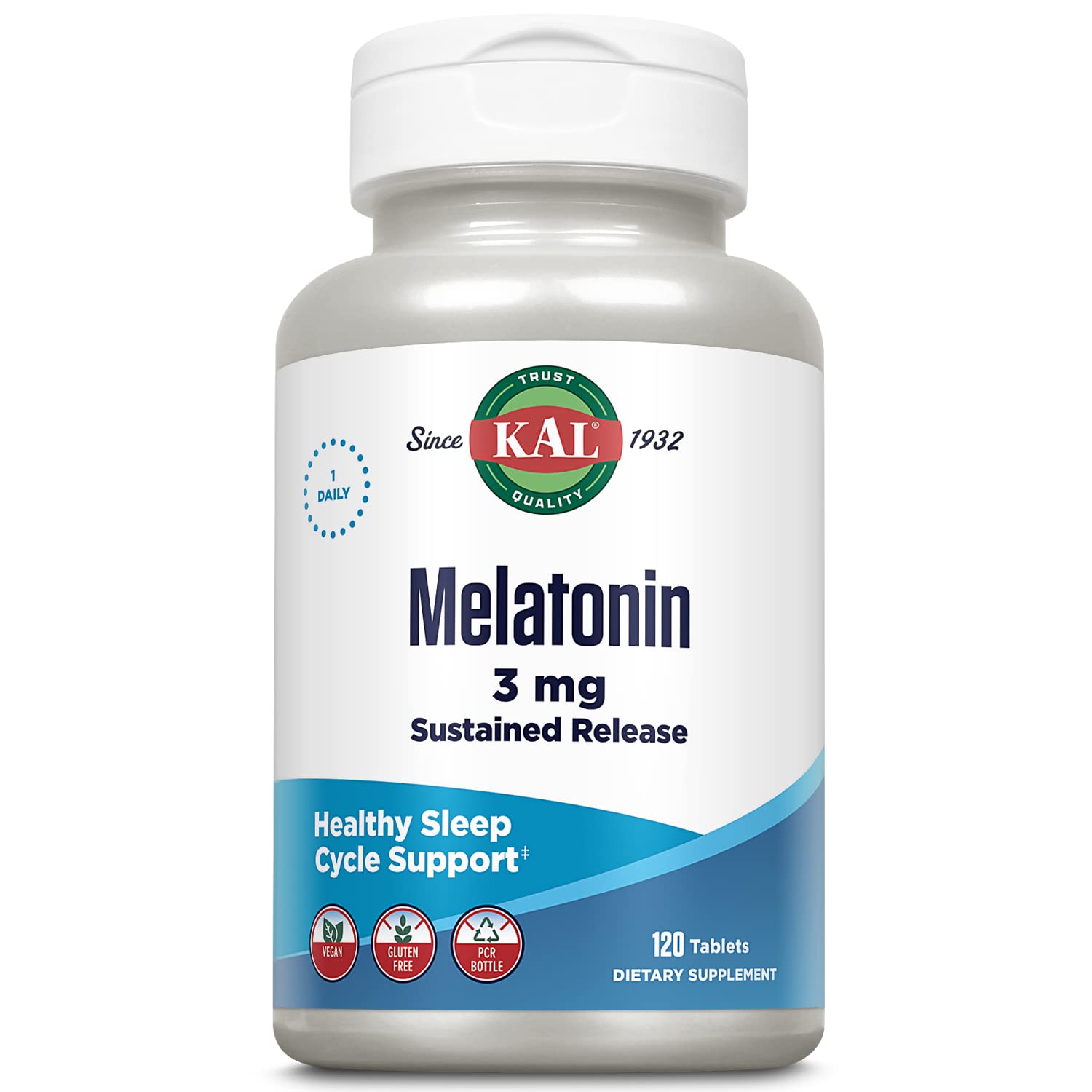 KAL Melatonin 3mg Tablet, 120 Count