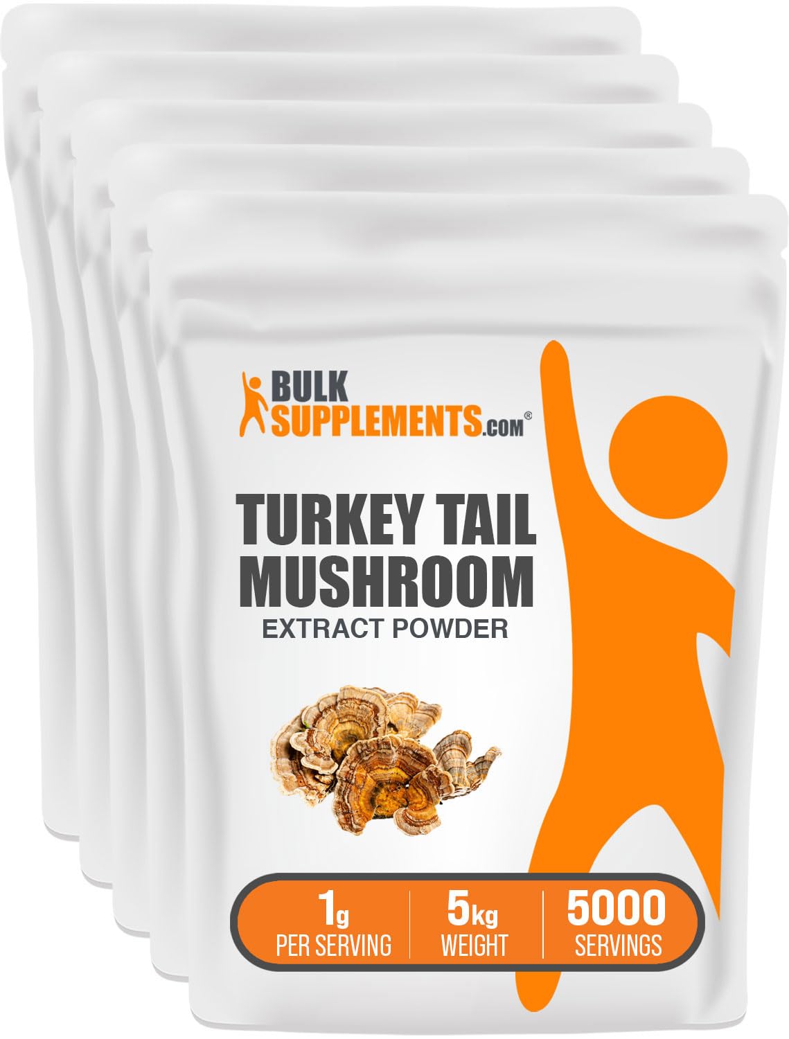 BulkSupplements Turkey Tail Mushroom Extract Powder 176.19