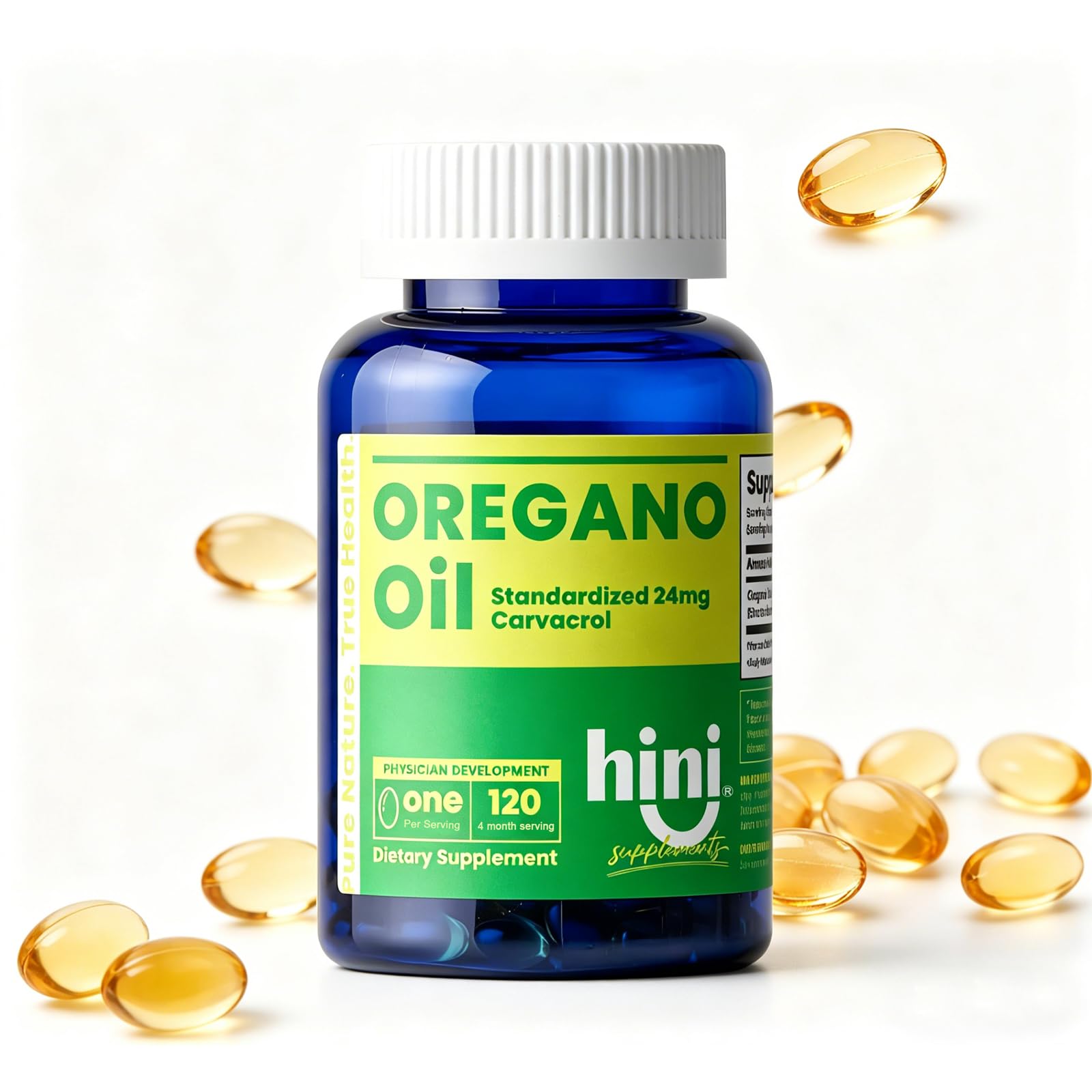 HINI Oregano Oil Softgel 120 Softgels