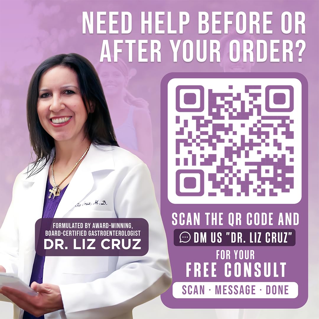 Dr. Liz Cruz Everyday ENZYMES Digestion Supplement Capsule, 100 Count